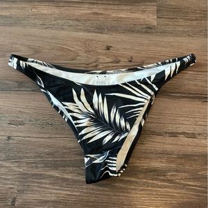 PINK floral cheeky swim bottoms